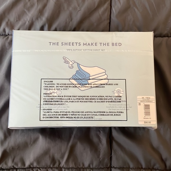 NIB Casper Brand Twin 3pc Set - Picture 2 of 5